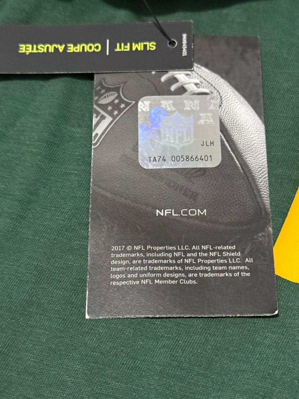 Nike Packers Women XL Dri-Fit Shirt Green Bay NFL V Neck Tee NWT - Picture 6 of 7